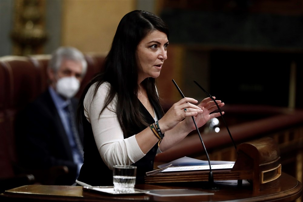 A senior politician on the Spanish right has launched her new party's election campaign from a brothel. (EPA-EFE/Mariscal)