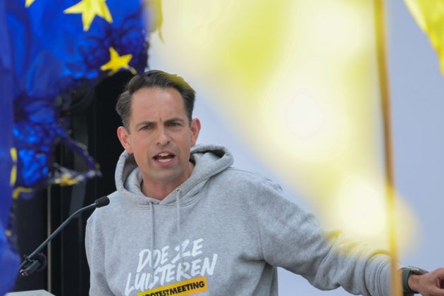 A political party in Belgium has announced that it will be sending a free can of beer to people throughout the country in order to mark a national holiday. (EPA-EFE/OLIVIER MATTHYS)