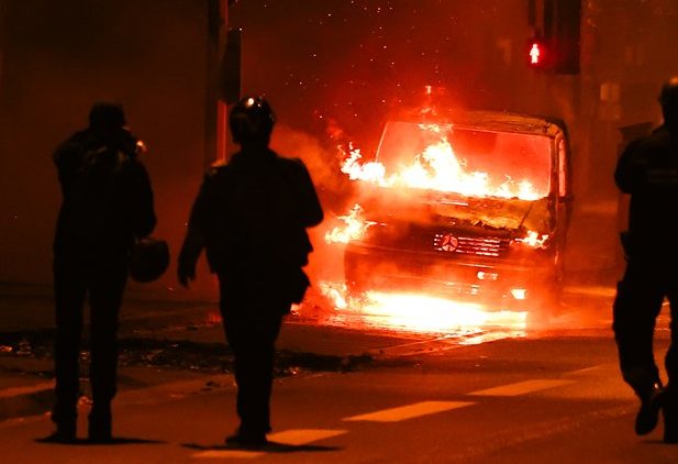 French citizens are now living a "multicultural nightmare" as a result of left-wing immigration policy, a senior politician in Belgium has warned. (EPA-EFE/MOHAMMED BADRA)