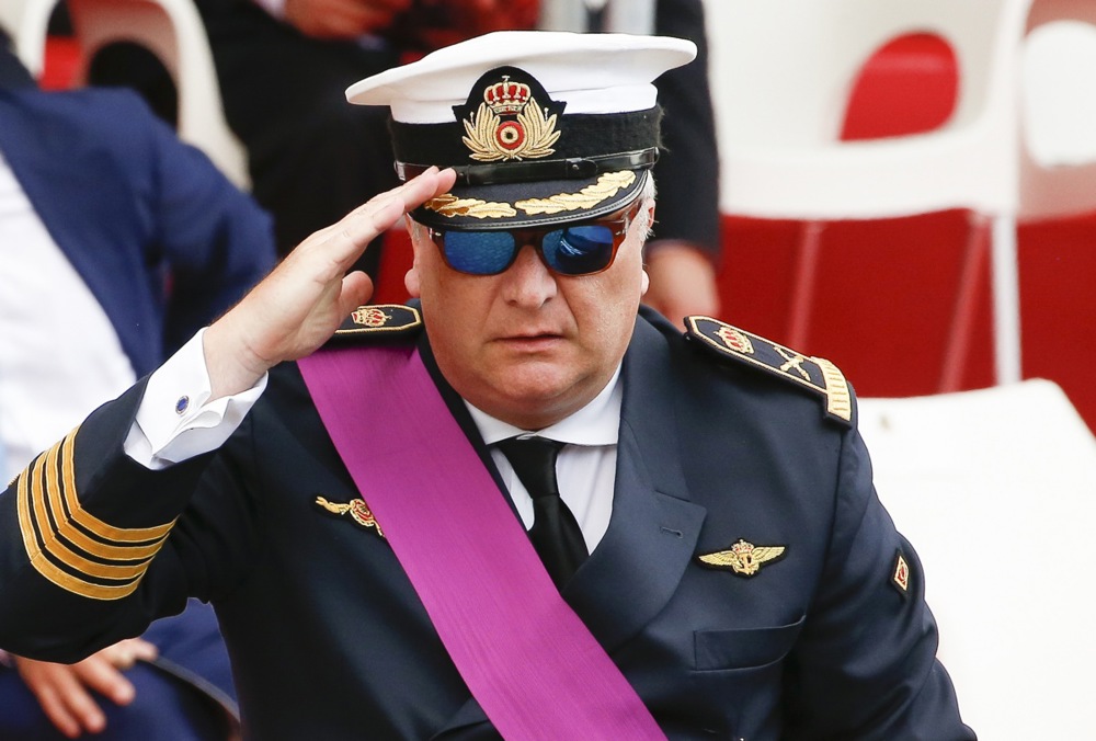 A Libyan government has charged Prince Laurent of Belgium with "extortion", reports from media inside the country have claimed. (EPA-EFE/JULIEN WARNAND)