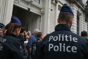 Footage of what are alleged to be "immigrant" youths attacking a police car in Brussels has prompted political outcry, with some opposition politicians in the country demanding a crackdown on would-be offenders. (Photo by Laia Ros/Getty Images)