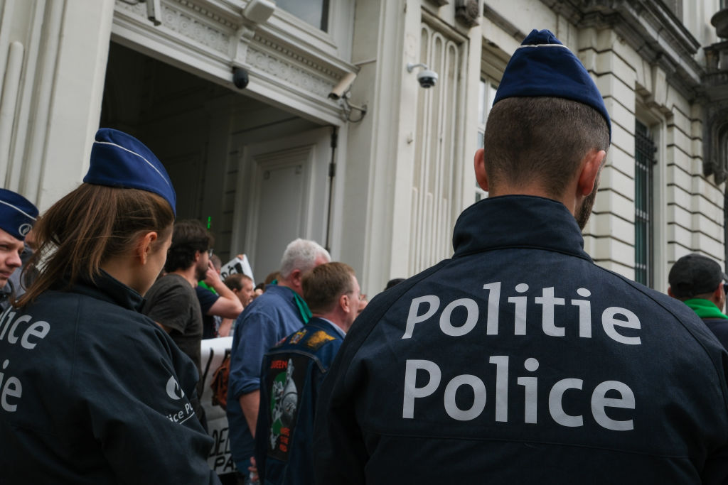 Footage of what are alleged to be "immigrant" youths attacking a police car in Brussels has prompted political outcry, with some opposition politicians in the country demanding a crackdown on would-be offenders. (Photo by Laia Ros/Getty Images)