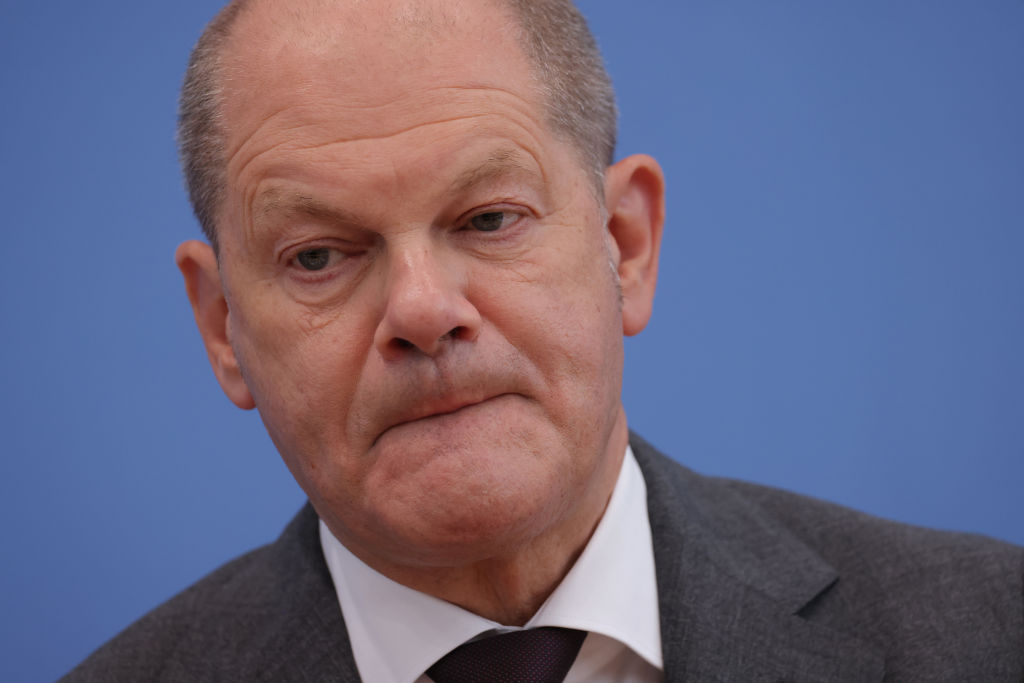 Germany's "traffic light" coalition government is in turmoil after a decision by the country's top court to block forthcoming votes on a key piece of green legislation. (Photo by Sean Gallup/Getty Images)