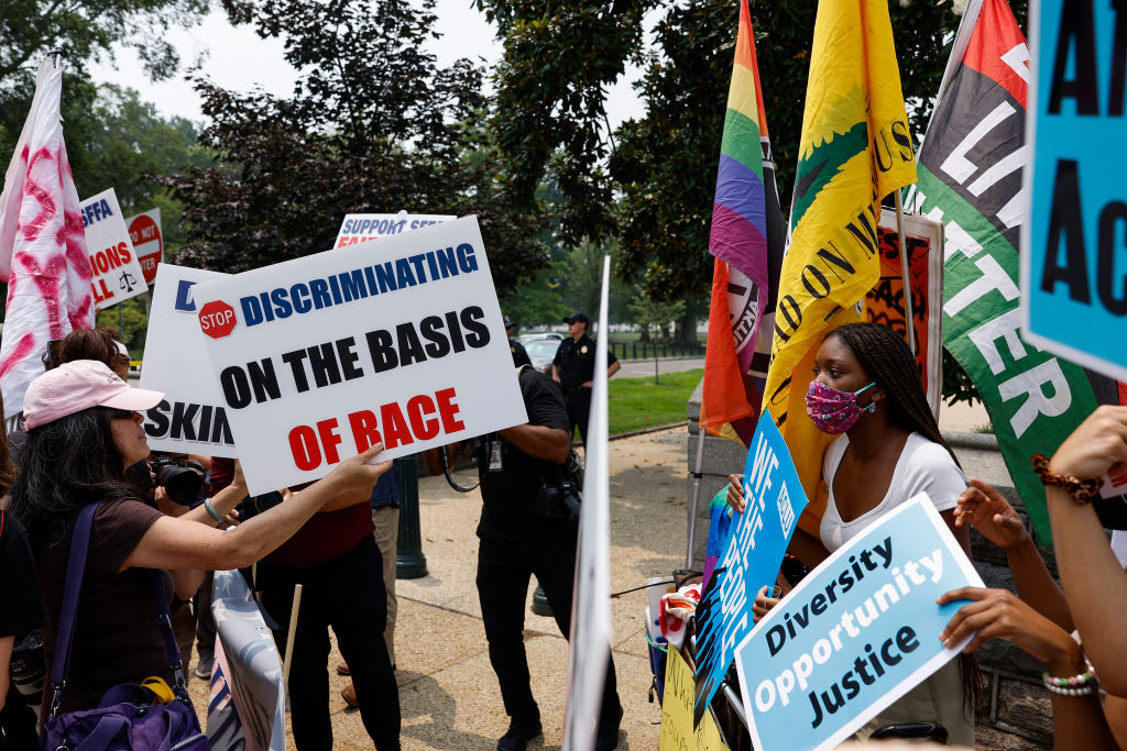 MEPs have called for bans on "positive discrimination" to be implemented within the European Union after the American Supreme Court ruled the practice as being illegal in the United States last month. (Photo by Anna Moneymaker/Getty Images)