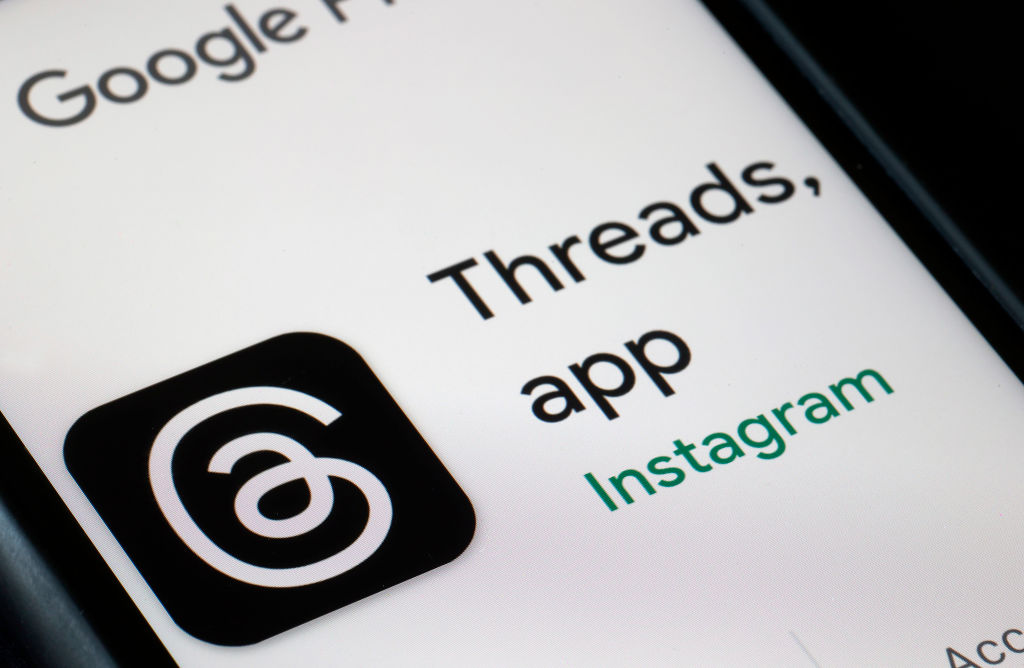 Facebook owner Meta will not launch its new short-form blogging app Threads in the European Union, reports on Wednesday have stated. (Photo illustration by Chesnot/Getty Images)