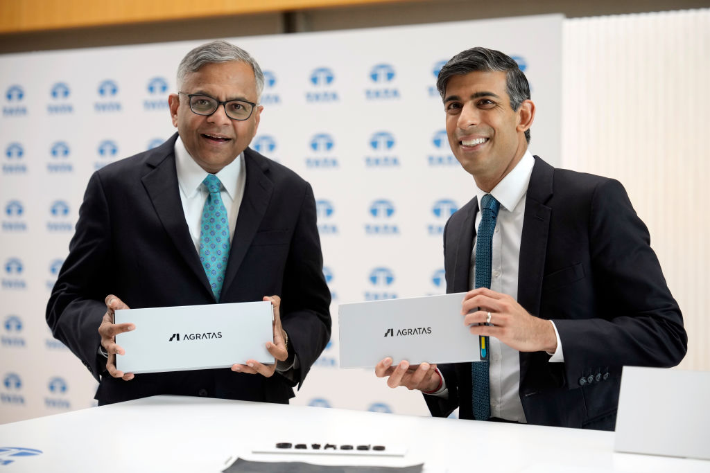 The post-Brexit British car industry received a welcome boost after the UK saw off rival Spain as the location of choice for Indian giant Tata Group's new multi-billion pound electric-vehicle battery plant. (Photo Christopher Furlong/Getty Images)