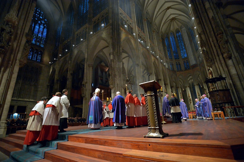 High-ranking officials within the Catholic church are reportedly some of the many employees who have been caught trying to access pornography on their work devices. (EPA/SASCHA STEINBACH)