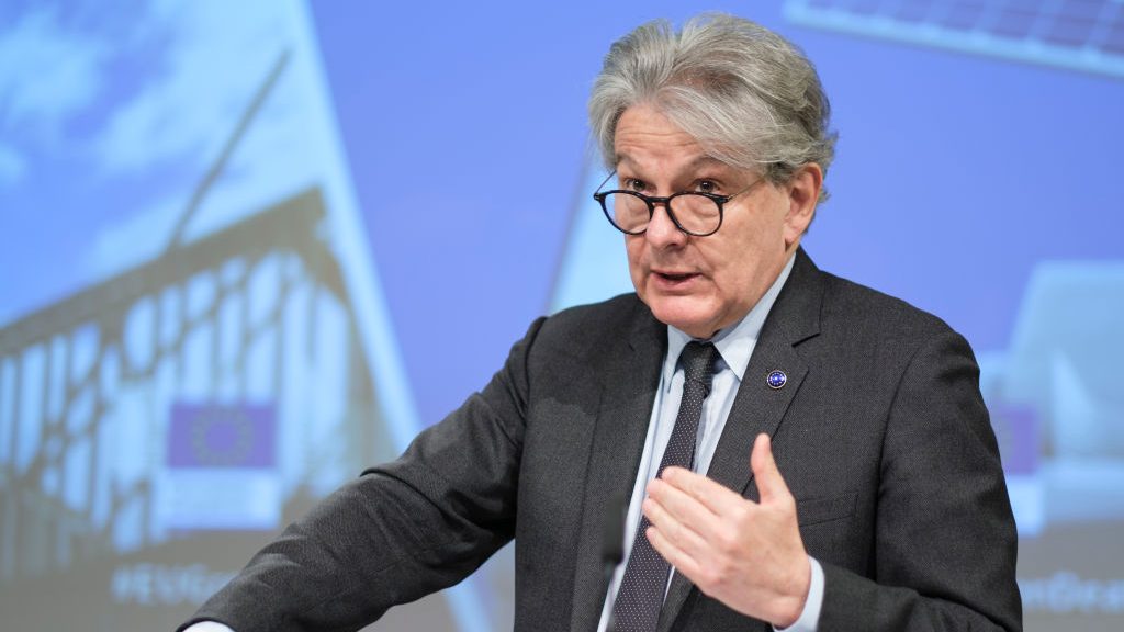 Efforts to censor the European internet must be left to the EU and its Digital Services Act, the Commission has told France. (Photo by Thierry Monasse/Getty Images)