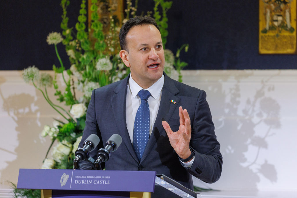 Ireland's Prime Minister has accused Elon Musk of "showboating" with his threats to challenge the country's coming hate speech laws in court. (Photo by Julien Behal/Irish Government via Getty Images)