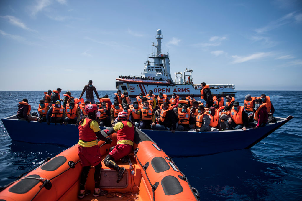 Members of the German Green party are now calling on the country's government to deploy police in the Mediterranean to save drowning migrants. (Photo by Carlos Gil/Getty Images)