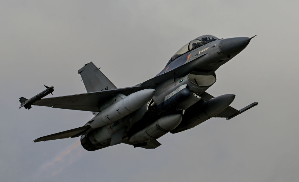 The United States has vowed to help fast-track the delivery of advanced F-16 fighter jets for Ukraine after the Eastern European country complained about delivery delays. (Photo by Horacio Villalobos#Corbis/Getty Images)