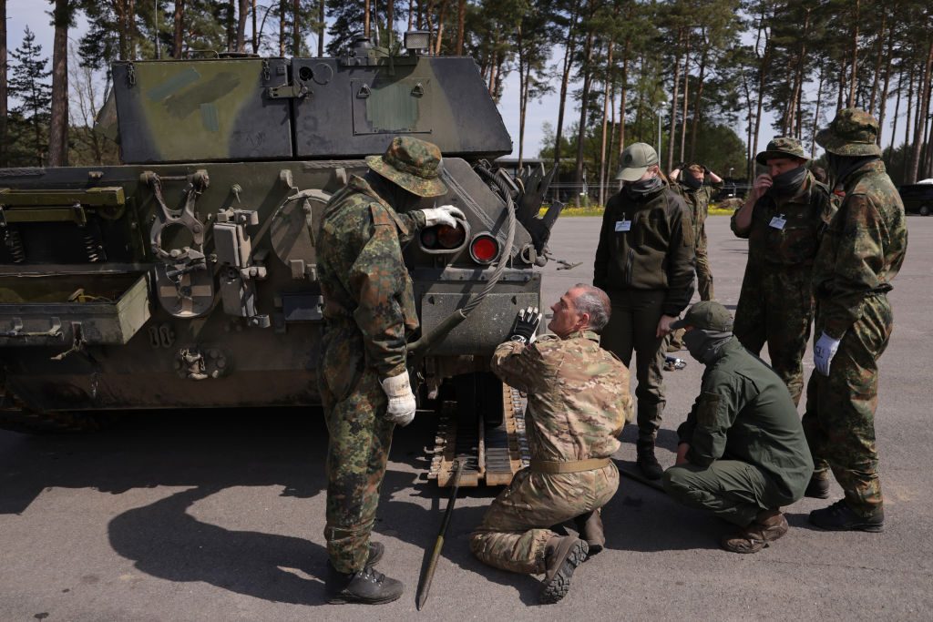 The European Union is open to the possibility of deploying troops in Ukraine after the end of Russia's invasion, one of the bloc's top military officials has said. (Photo by Sean Gallup/Getty Images)