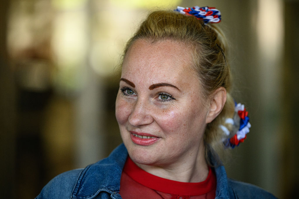 The home of two pro-Russia activists in Germany was reportedly raided by police on Monday as part of an investigation into alleged criminal activity. (Photo by Lukas Schulze/Getty Images)