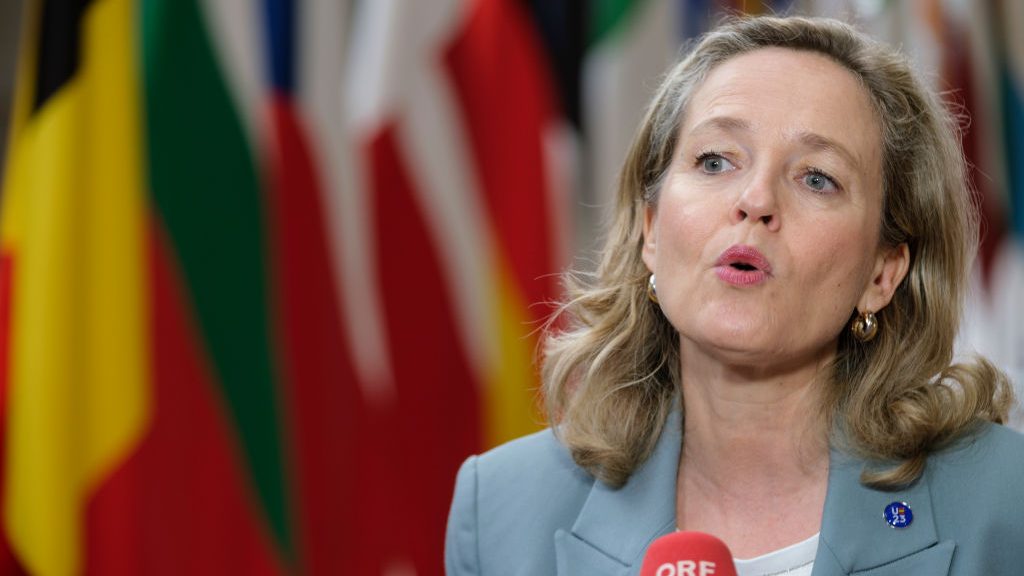 Spain’s Prime Minister Pedro Sánchez nominated Nadia Calviño, his acting Deputy Prime Minister, for the European Investment Bank’s (EIB) top job. (Photo by Thierry Monasse/Getty Images)