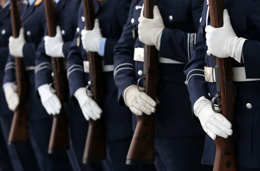 A German military officer caught spying for Moscow is said to have done so out of "frustration", German media outlets are now reporting. (Photo by Adam Berry/Getty Images)