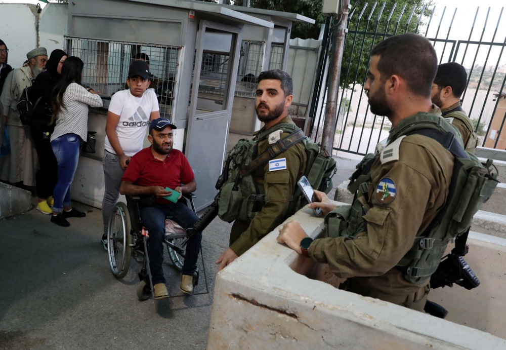 The European Commission has distanced itself from draft plans aimed at undermining Israeli control of parts of the West Bank. (EPA-EFE/ABED AL HASHLAMOUN)