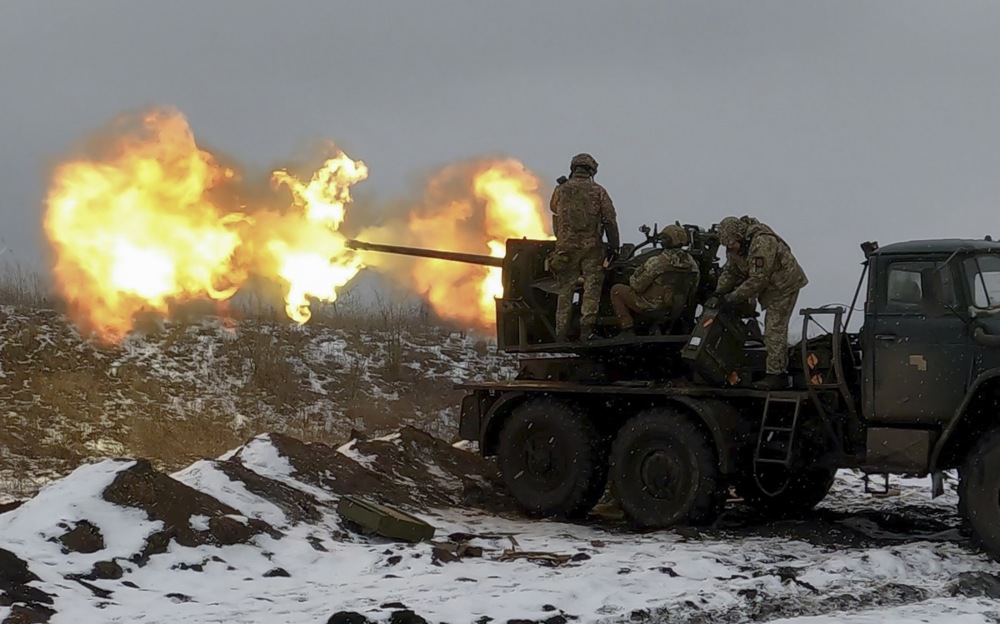 A senior figure within Ukraine's security establishment has suggested that World War III has already begun with Russia's invasion of Ukraine. (EPA-EFE/SERGEY SHESTAK)