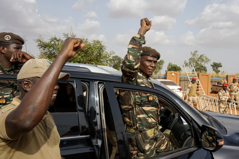 France will pull its ambassador and remaining troops out of Niger in the wake of the military-backed coup d'etat in the country, President Emmanuel Macron has confirmed. (EPA-EFE/ISSIFOU DJIBO)