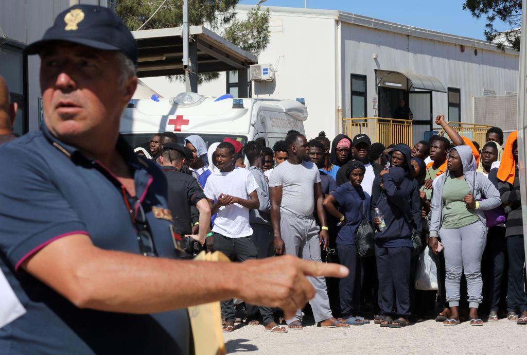 Support across Europe for the implementation of a military blockade in the Mediterranean is growing amid the worsening migrant crisis in Lampedusa. (Photo by Elisabetta A. Villa/Getty Images)