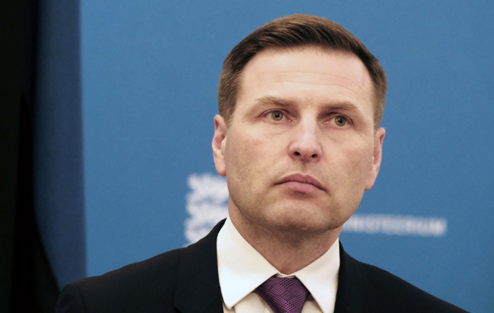 A major pipeline located in the Baltic Sea was damaged via "mechanical" means, Estonia's defence minister claims. (EPA-EFE/VALDA KALNINA)