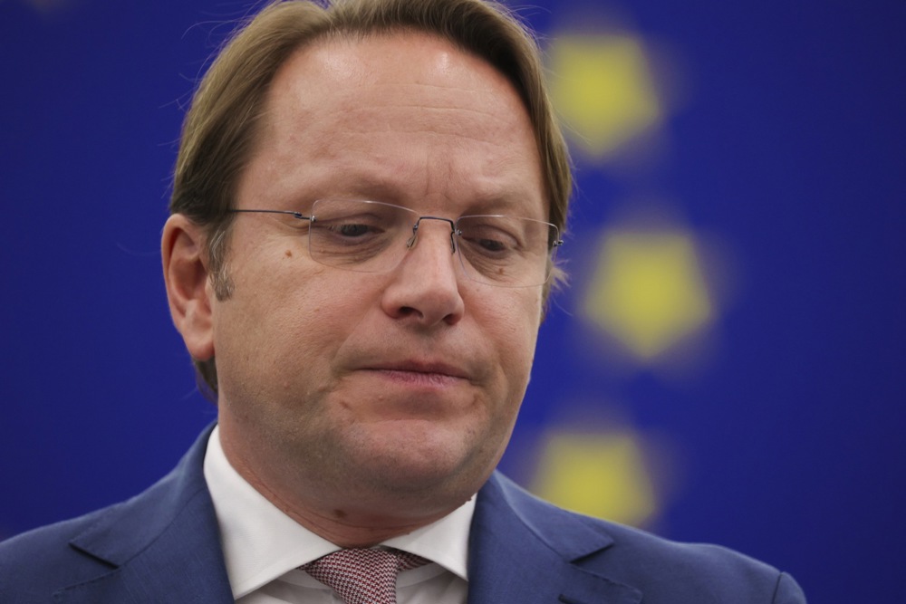 The majority of MEPs sitting on the EU's Committee on Budgetary Control committee (CONT) failed to show up to a meeting with the European Commission's Olivér Várhelyi on Palestine. (EPA-EFE/JULIEN WARNAND)