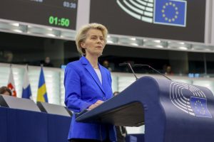 The European Commission has told EU member states to "fast track" the body's online censorship powers under the Digital Services Act (DSA). (EPA-EFE/JULIEN WARNAND)