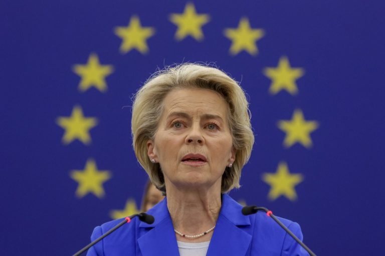 The European Commission has defended its decision to extend its own communications budget to €60 million amid outrage from MEPs. (EPA-EFE/JULIEN WARNAND)