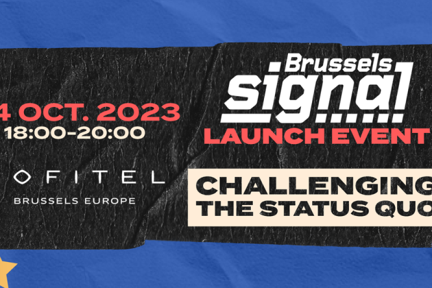 Brussels Signal launch reception on October 24