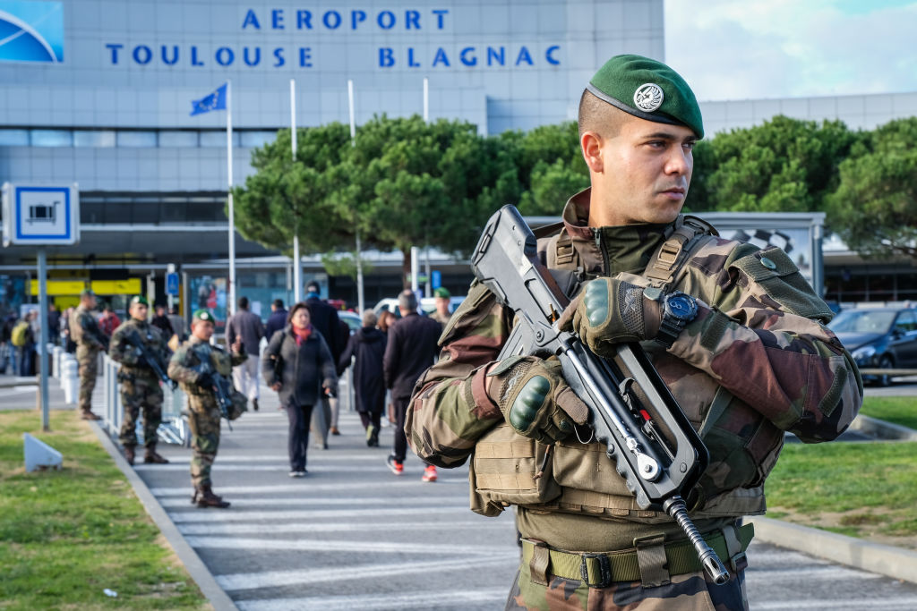 2017 ARCHIVE IMAGE: At least 12 different airports around France and Belgium have been hit by bomb scares, authorities have confirmed. (Photo by Fred Marie/Art In All Of Us/Corbis via Getty Images)