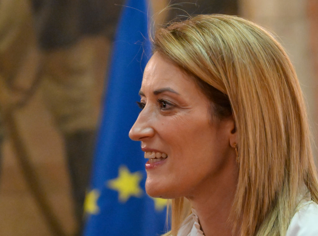 The EU will not pay for so-called 'observer' MEPs sent to Brussels by Ukraine before the country formally became a member, the office of President Roberta Metsola has said. (Photo by Horacio Villalobos#Corbis/Corbis via Getty Images)