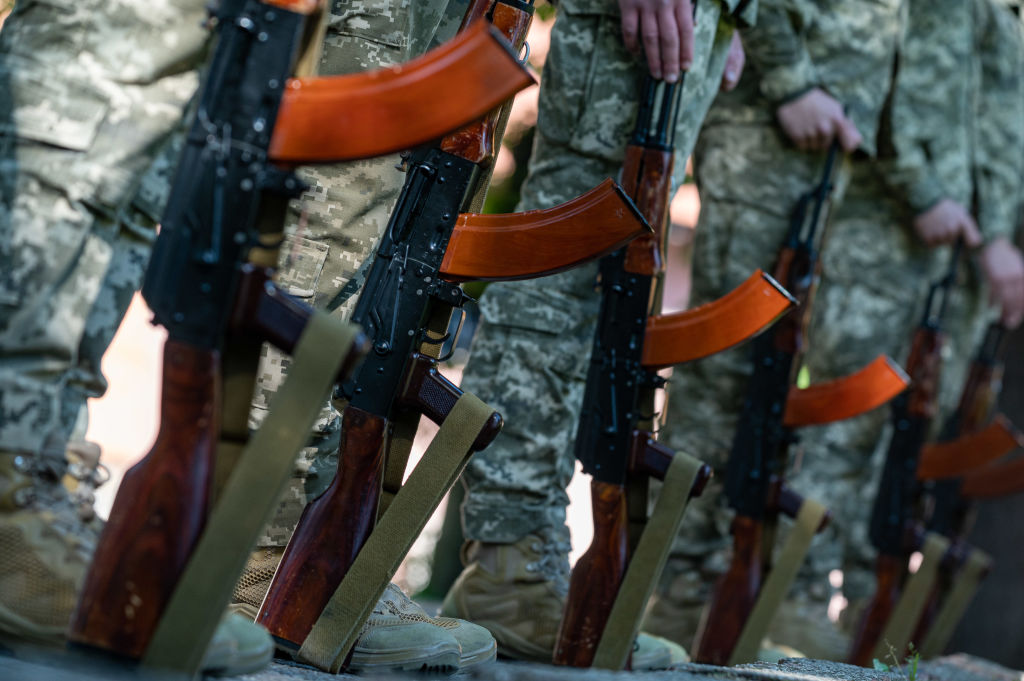 Giving rifle training to Ukrainian soldiers does not constitute a form of "lethal aid", the deputy Prime Minister of Ireland has insisted. (Photo by Stanislav Ivanov/Global Images Ukraine via Getty Images)