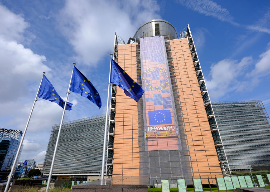 The European Commission has launched a preliminary investigation into TikTok and Meta over their allegations surrounding "illegal content". (Photo by Thierry Monasse/Getty Images)