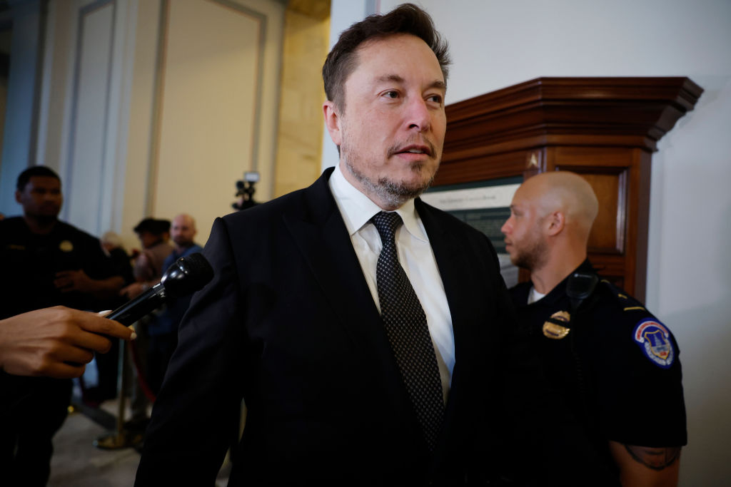 The EU has issued Twitter owner Elon Musk with an ultimatum, ordering the tech billionaire to censor so-called "disinformation" or face being sanctioned under the Digital Services Act (DSA). (Photo by Chip Somodevilla/Getty Images)