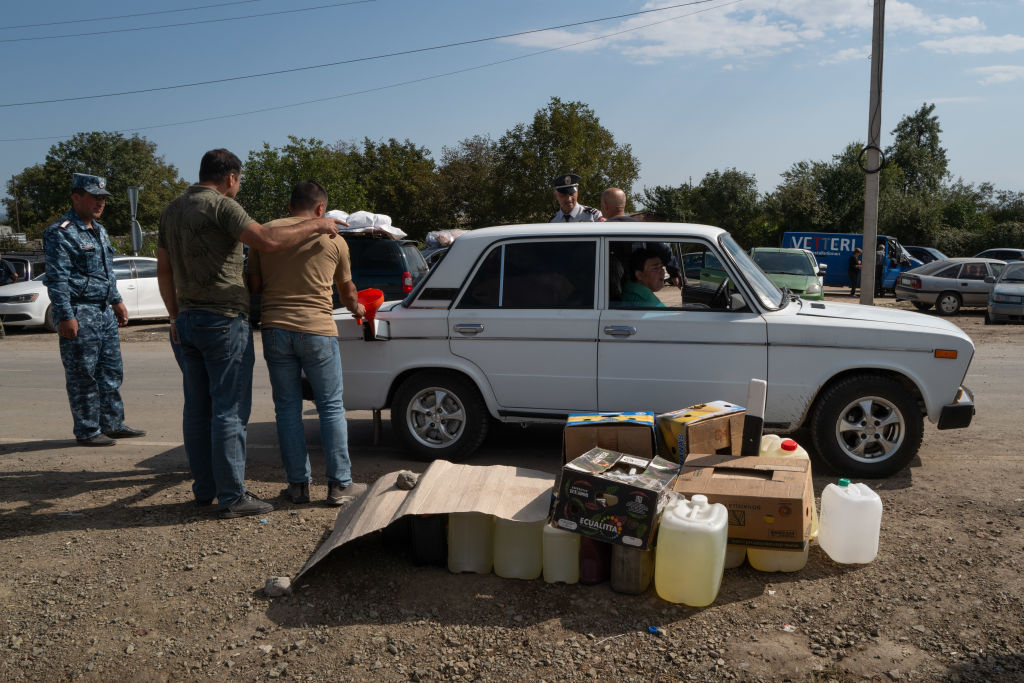 Russia exchanged views with the United States and the European Union on the situation in Nagorno-Karabakh (Photo by Astrig Agopian/Getty Images)