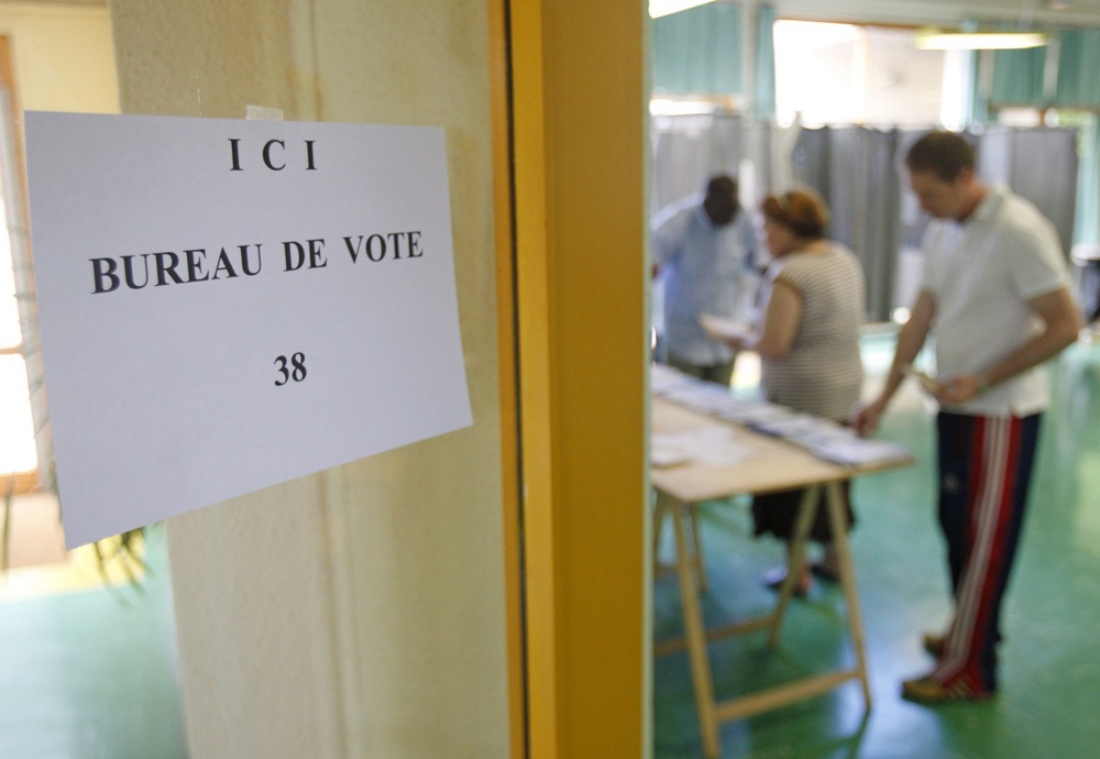 The European Union has held a so-called "cybersecurity exercise" aimed at toughening defences against possible attempts to interfere in the bloc's 2024 elections. (EPA/GUILLAUME HORCAJUELO)