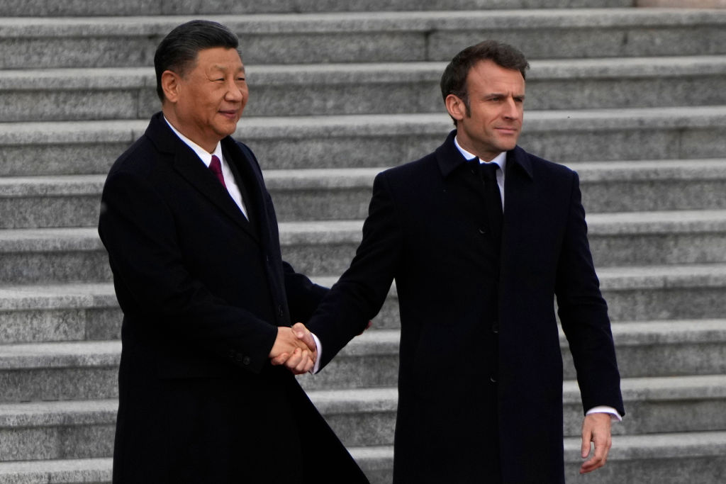 ARCHIVE IMAGE: Chinese President Xi Jinping has expressed hope that his French counterpart, Emmanuel Macron, will help rebuild his country's relationship with the European Union. (Photo by Ng Han Guan - Pool/Getty Images)