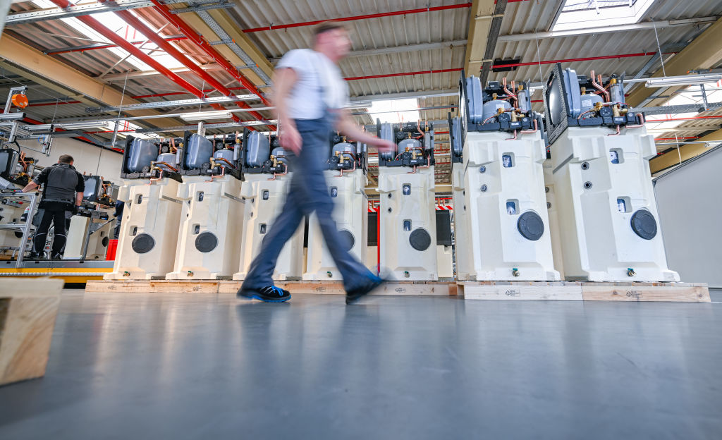 Two in three German companies have at least partially relocated their operations abroad as a result of Germany's ongoing energy chaos, a report by major consultancy firm Deloitte has found. (Photo by Sascha Schuermann/Getty Images)