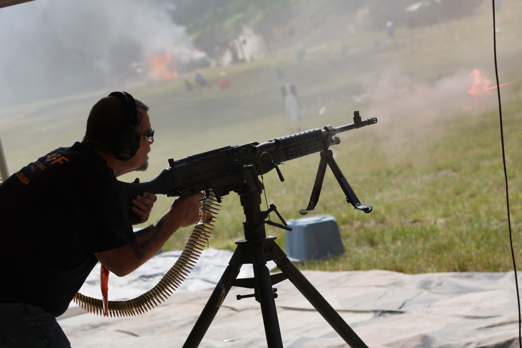 Lithuanian lawmakers are to mull whether or not to liberalise restrictions against the private ownership of fully automatic firearms. (Photo by Spencer Platt/Getty Images)
