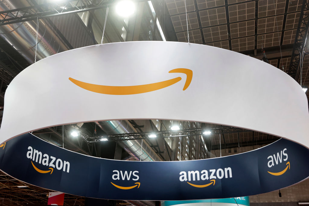 Amazon has become the latest big tech company to be hit by the EU's online censorship machine, with the Commission issuing a public threat against the online retailer on Wednesday. (Photo by Chesnot/Getty Images)