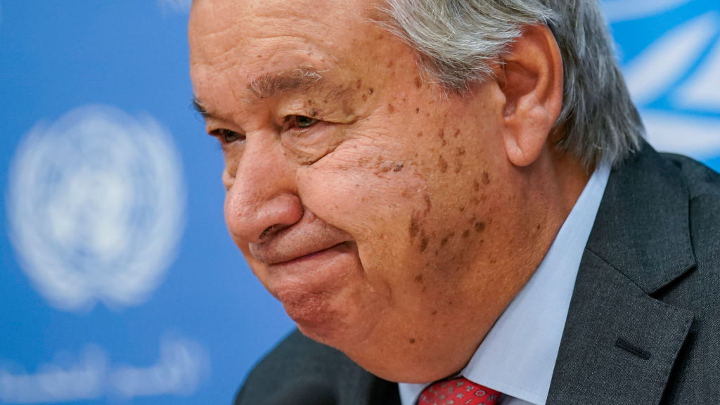 United Nations Secretary-General António Guterres is "unsuitable" for holding office over his anti-Israeli stance, the deputy leader of Germany's ruling Freie Demokratische Partei has said. (Photo by Eduardo Munoz Alvarez/VIEWpress/Getty Images)