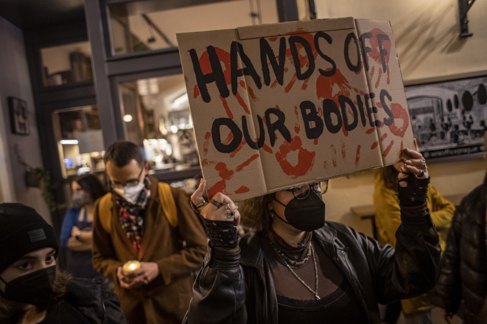 Poland violated the rights of a pregnant woman by interfering in her ability to get an abortion, the European Court of Human Rights (ECHR) has ruled. (EPA-EFE/MARTIN DIVISEK)