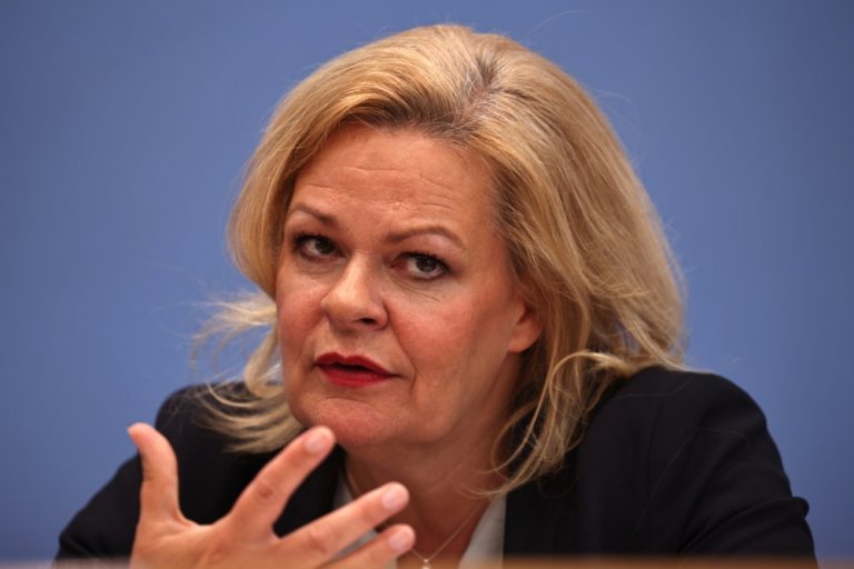 Germany's government has signed an agreement with Georgia aimed at limiting asylum claims coming from the country. (EPA-EFE/CLEMENS BILAN)