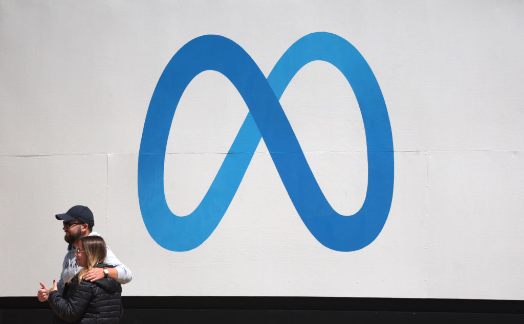 The EU's data protection watchdog has demanded Facebook and Instagram owner Meta be banned from processing user data for behavioural advertising. (Photo by Justin Sullivan/Getty Images)