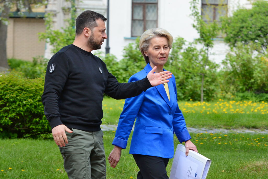 The EU appears to be prioritising its desire to feel smug about itself than helping Ukraine. (Photo by Oleksandr Gusev/Global Images Ukraine via Getty Images)