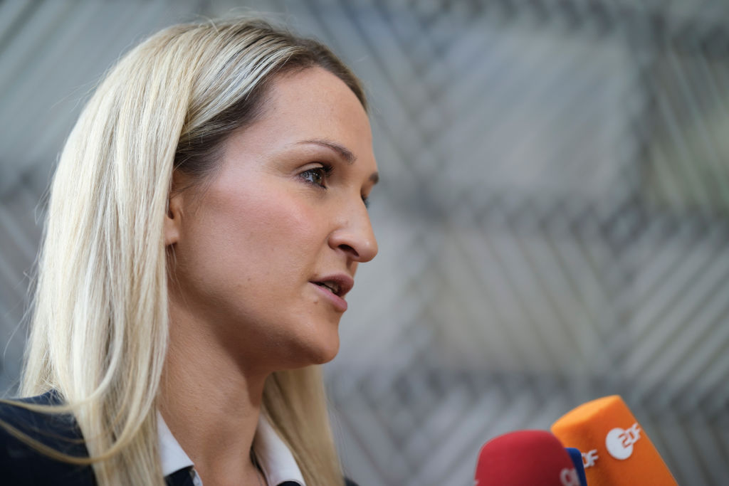 Elon Musk's X social media platform has lashed out at Ireland's justice minister, Helen McEntee, with the platform accusing her of making "inaccurate" statements regarding recent online censorship requests within the country's parliament. (Photo by Thierry Monasse/Getty Images)