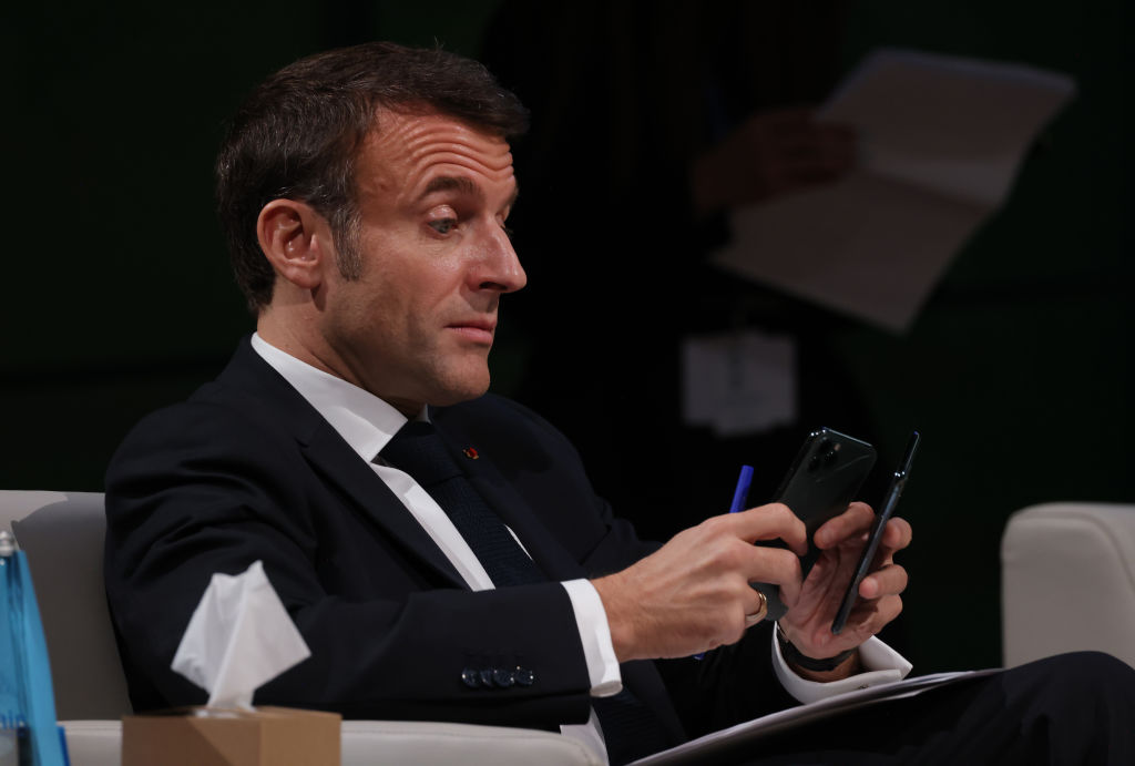 Plans to regulate artificial intelligence across the European Union are "not a good idea", French President Emmanuel Macron has said. (Photo by Sean Gallup/Getty Images)