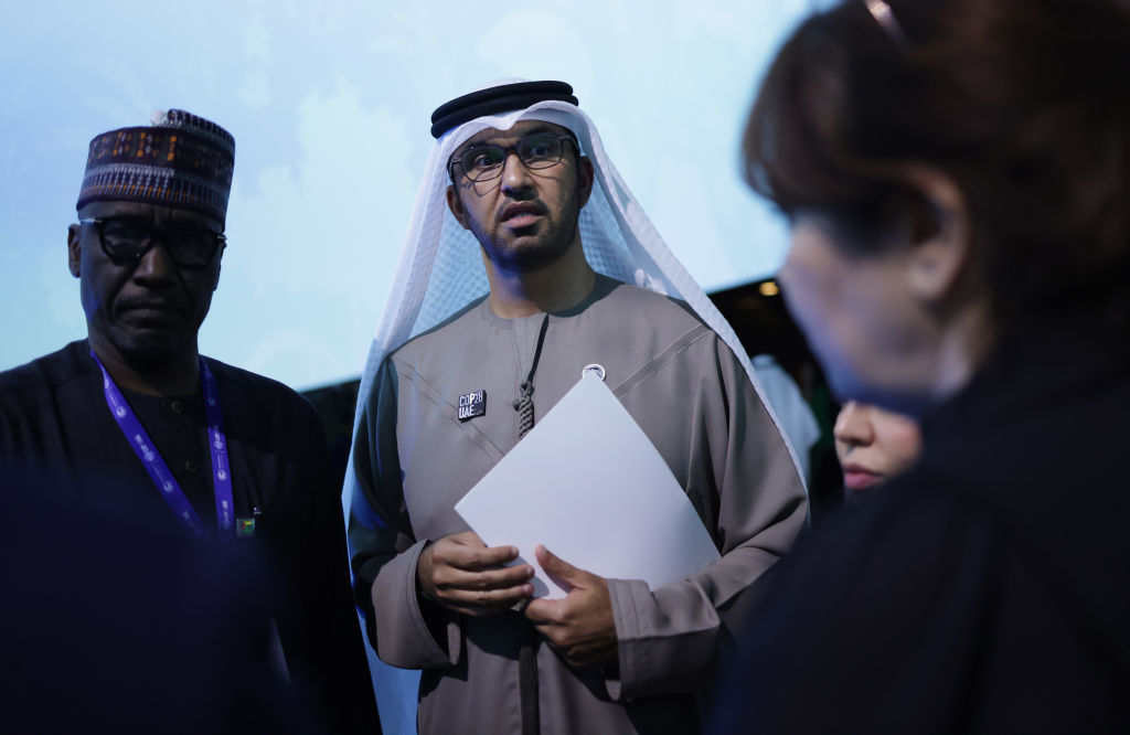 Europe's climate change warriors have lashed out at COP28 head Sultan Al Jaber's support for fossil fuels. (Photo by Sean Gallup/Getty Images)