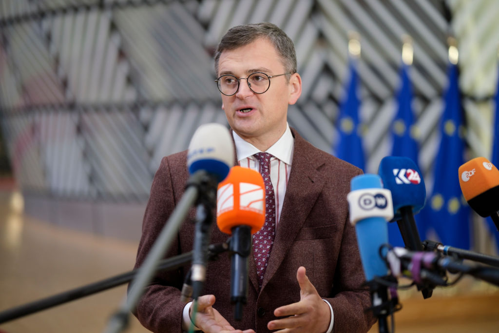 The European Union "does not know how to fight wars", Ukraine's foreign minister has said. (Photo by Thierry Monasse/Getty Images)