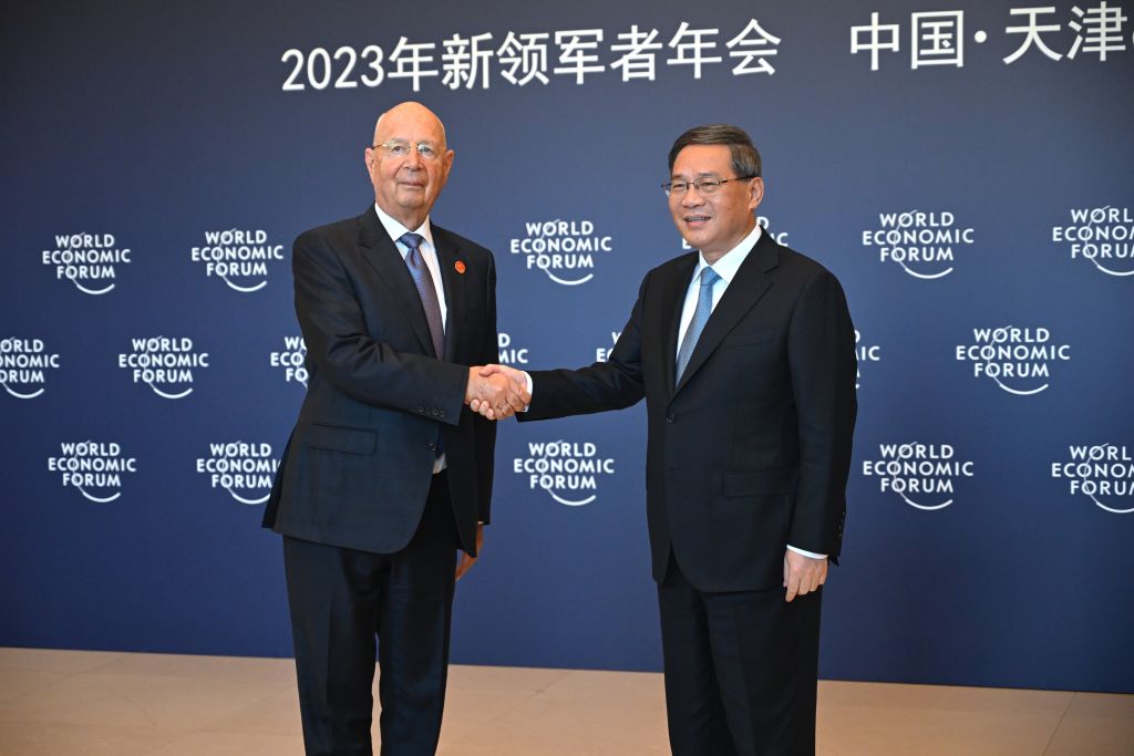 Officials from Communist China are expected to dominate this year's annual meeting of the World Economic Forum. (Photo by WANG Zhao - Pool/Getty Images)