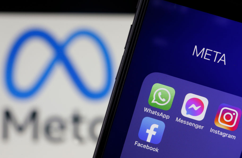 Facebook and Instagram owner Meta has been hit with another legal complaint over its attempt to work around new restrictions imposed on it by the Digital Services Act (DSA). (Photo illustration by Chesnot/Getty Images)